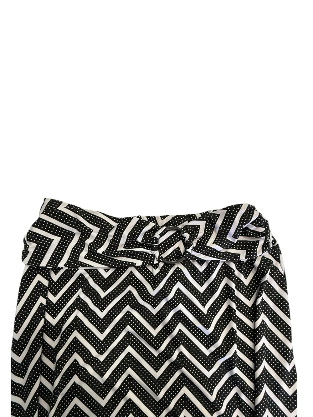 Robert Louis Chevron Print Maxi Skirt Size L